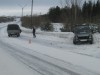 Опасный поворот зимой опасен вдвойне
