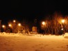 На площади Горького зажгли декоративные фонари