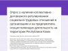 Опрос о наличии коллективно-договорного регулирования социально-трудовых отношений в организациях и на предприятиях, осуществляющих деятельность на территории Республики Коми