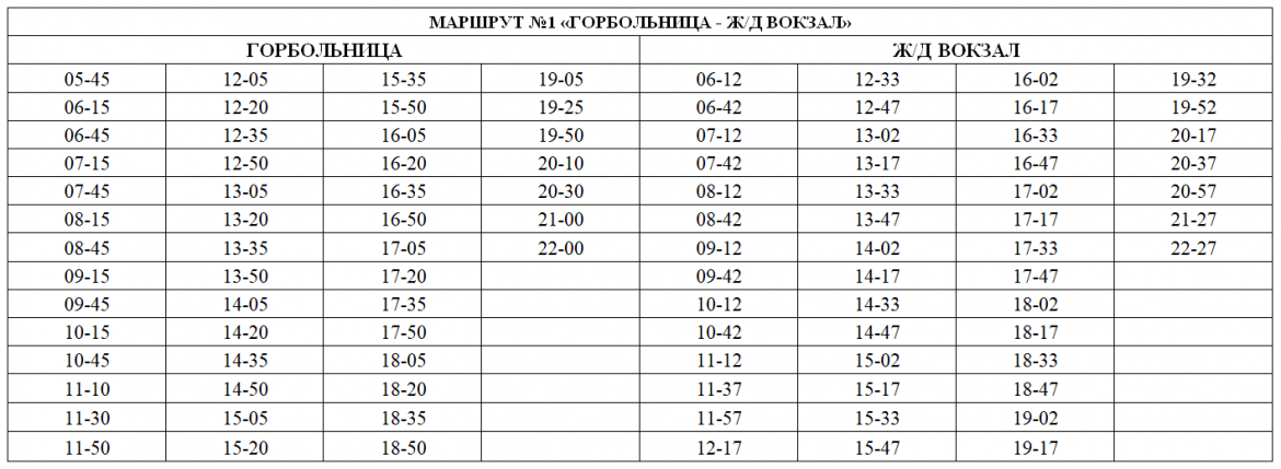 Расписание маршрутки 323